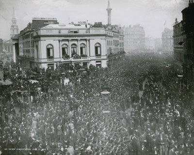 Vue aérienne de la manifestation pour la réforme - English Photographer